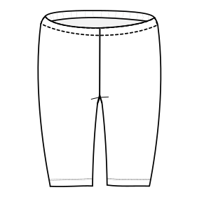 Moldes de confeccion para DAMA Pantalones Calza deportiva 6698